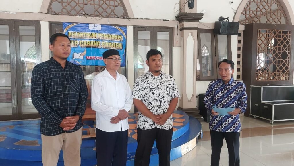 FLP Sragen Didirikan, Rudhy Iswanto Terpilih Sebagai Ketua