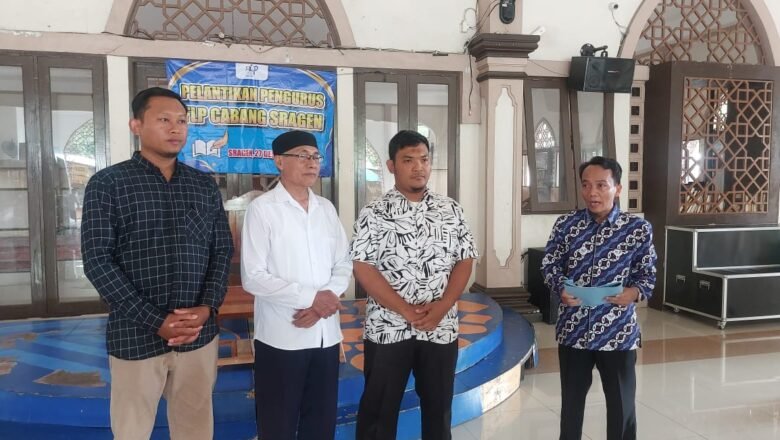 FLP Sragen Didirikan, Rudhy Iswanto Terpilih Sebagai Ketua