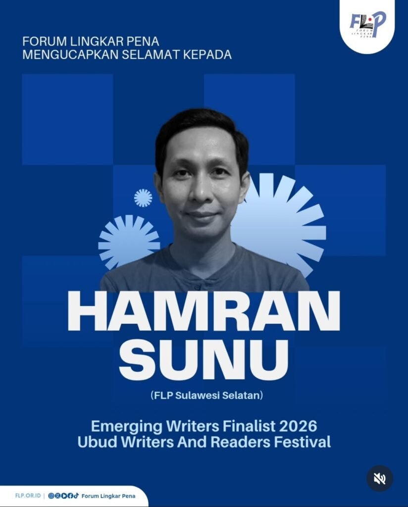 Hamran Sunu Anggota FLP Sulsel Ini Lolos UWRF 2026