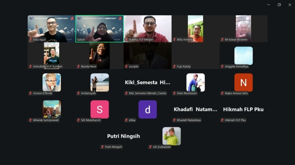 Kegiatan Divisi Rumah Cahaya Menyapa BPP FLP