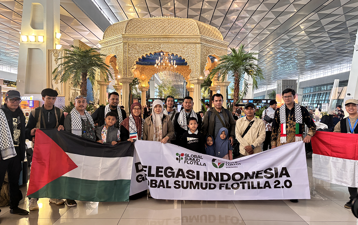 Berangkat ke Turki, Kontingen Laut Indonesia Susul Maimon Herawati cs. dalam Misi Global Sumud Flotilla 2026