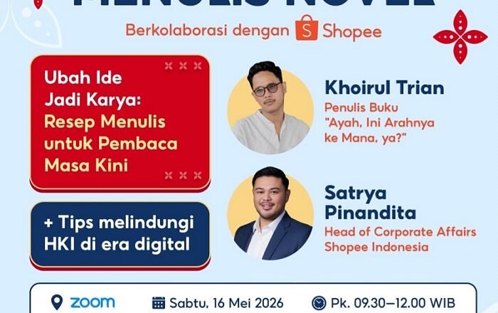 Peringati Hari Buku Nasional, FLP dan Shopee Gelar Festival Penulis Lokal