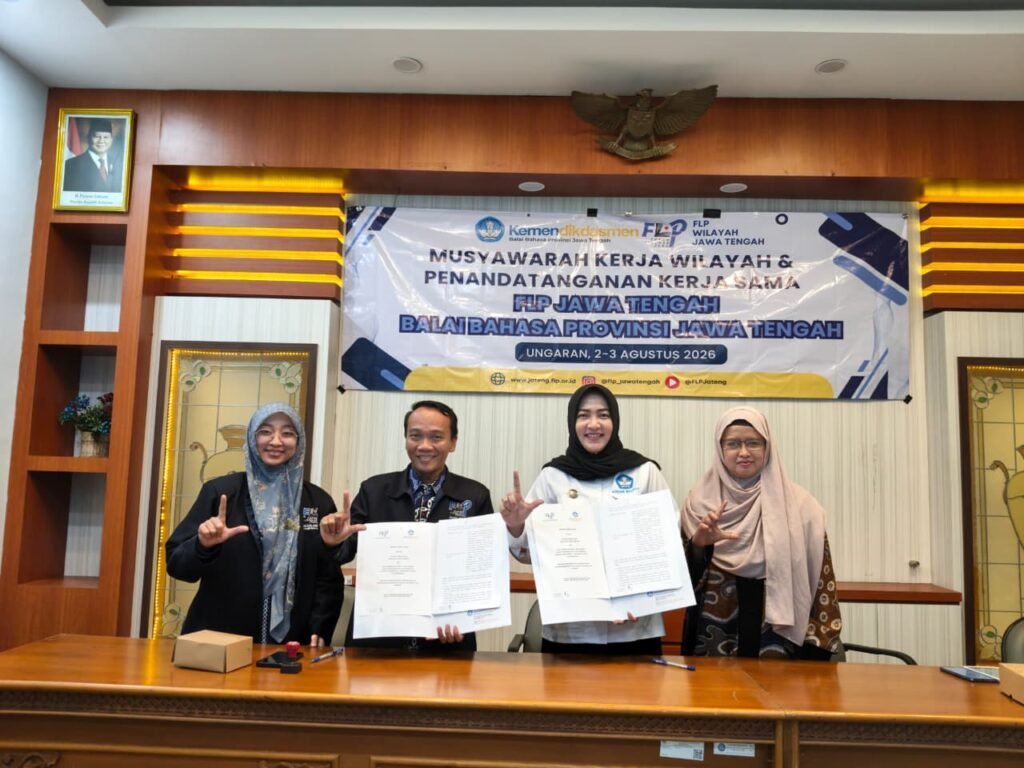 FLP Jawa Tengah Jalin Kerja Sama dengan  Balai Bahasa Provinsi Jawa Tengah
