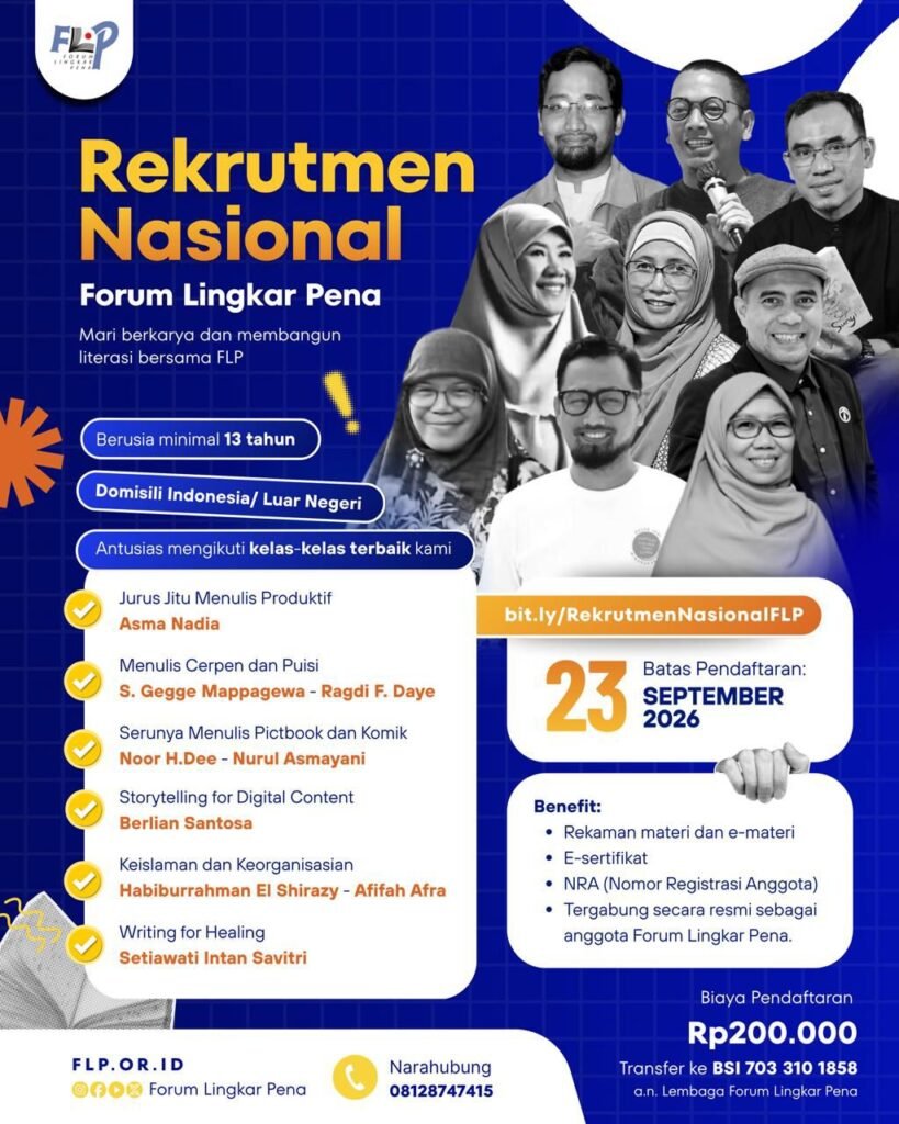 Rekrutmen Nasional Forum Lingkar Pena 2026